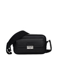 Black Leather Crossbody Bag