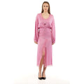 Multicolor Marabou Casual Dress