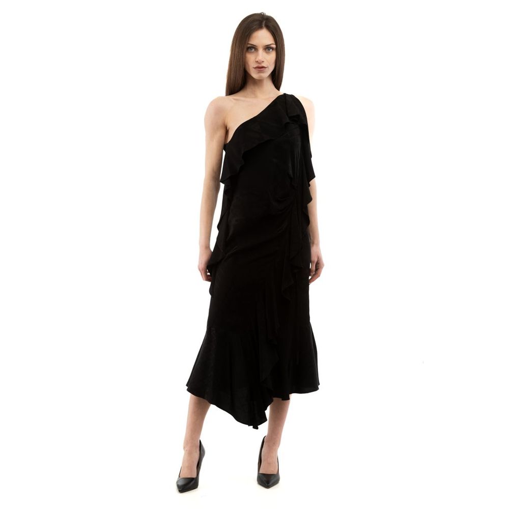 Black Viscose Cocktail Dress