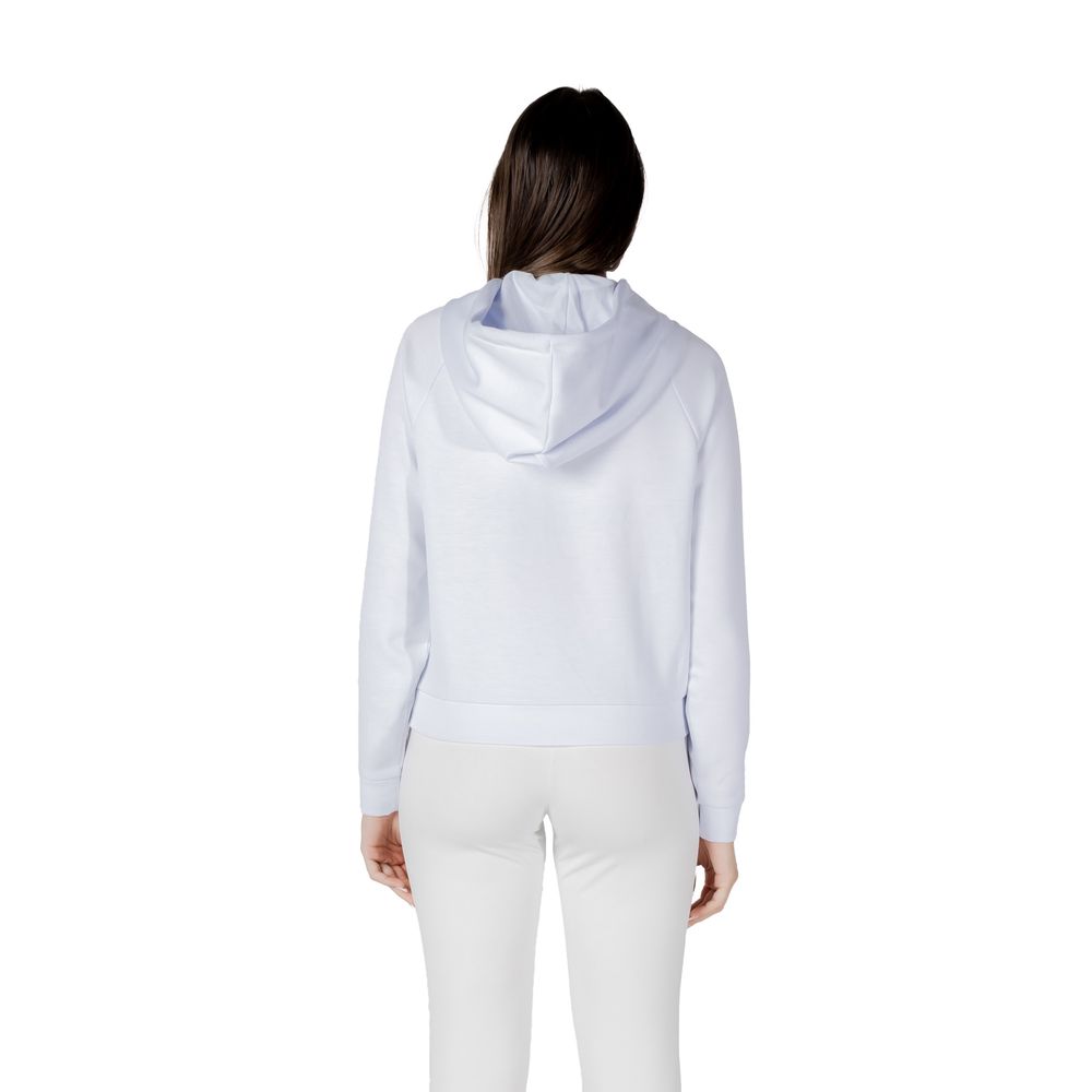 White Viscose Hoodie