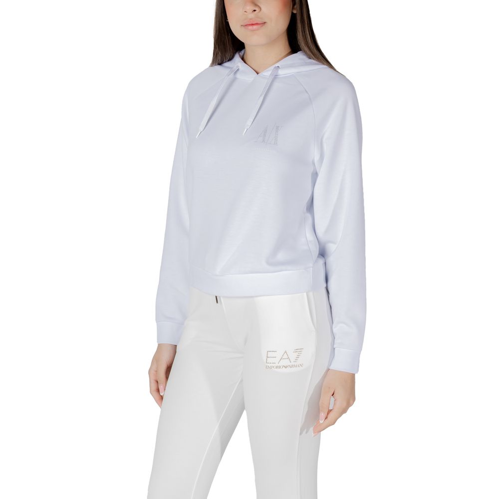 White Viscose Hoodie