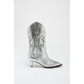 Multicolor Viscose High Heel Boots