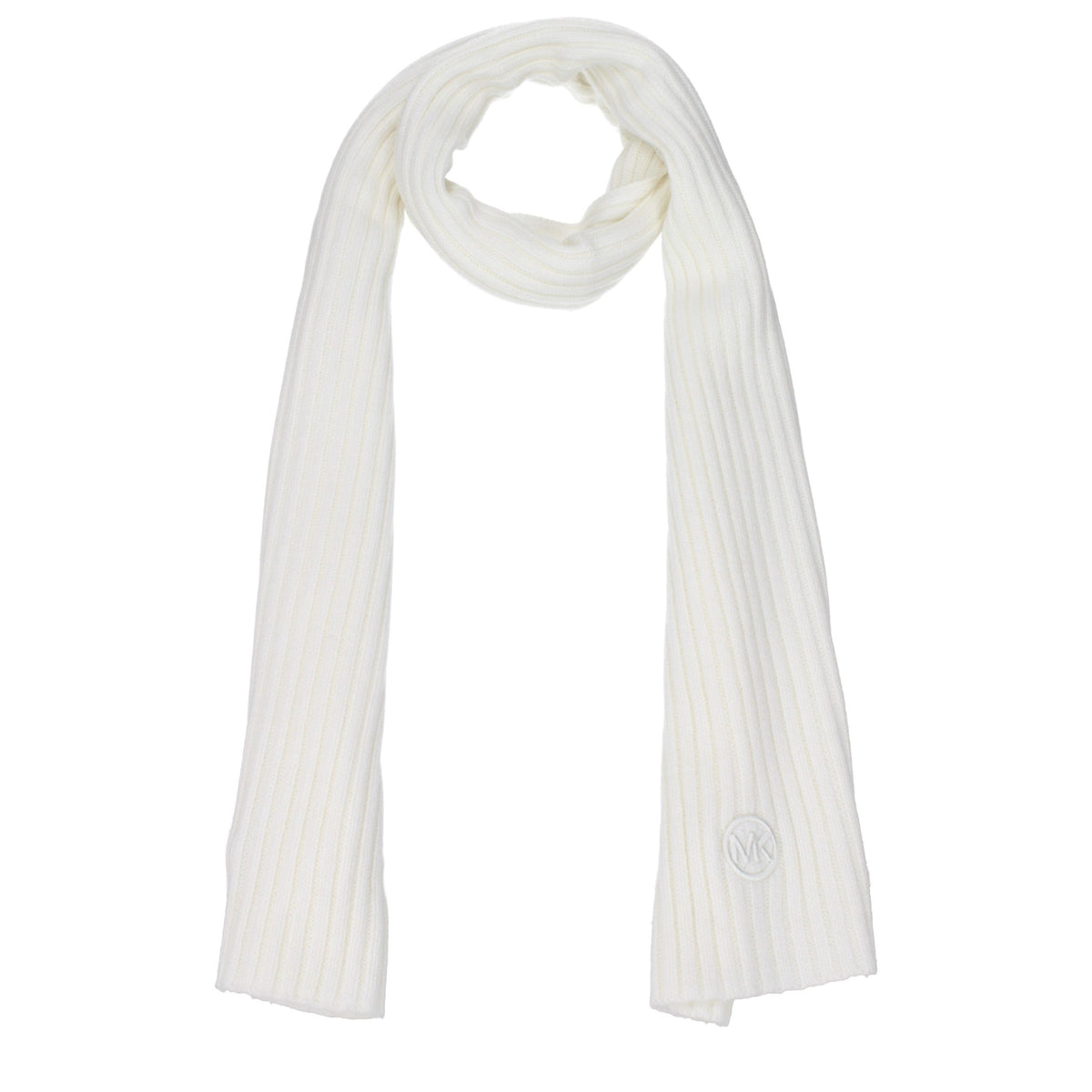 White Polyester Scarf