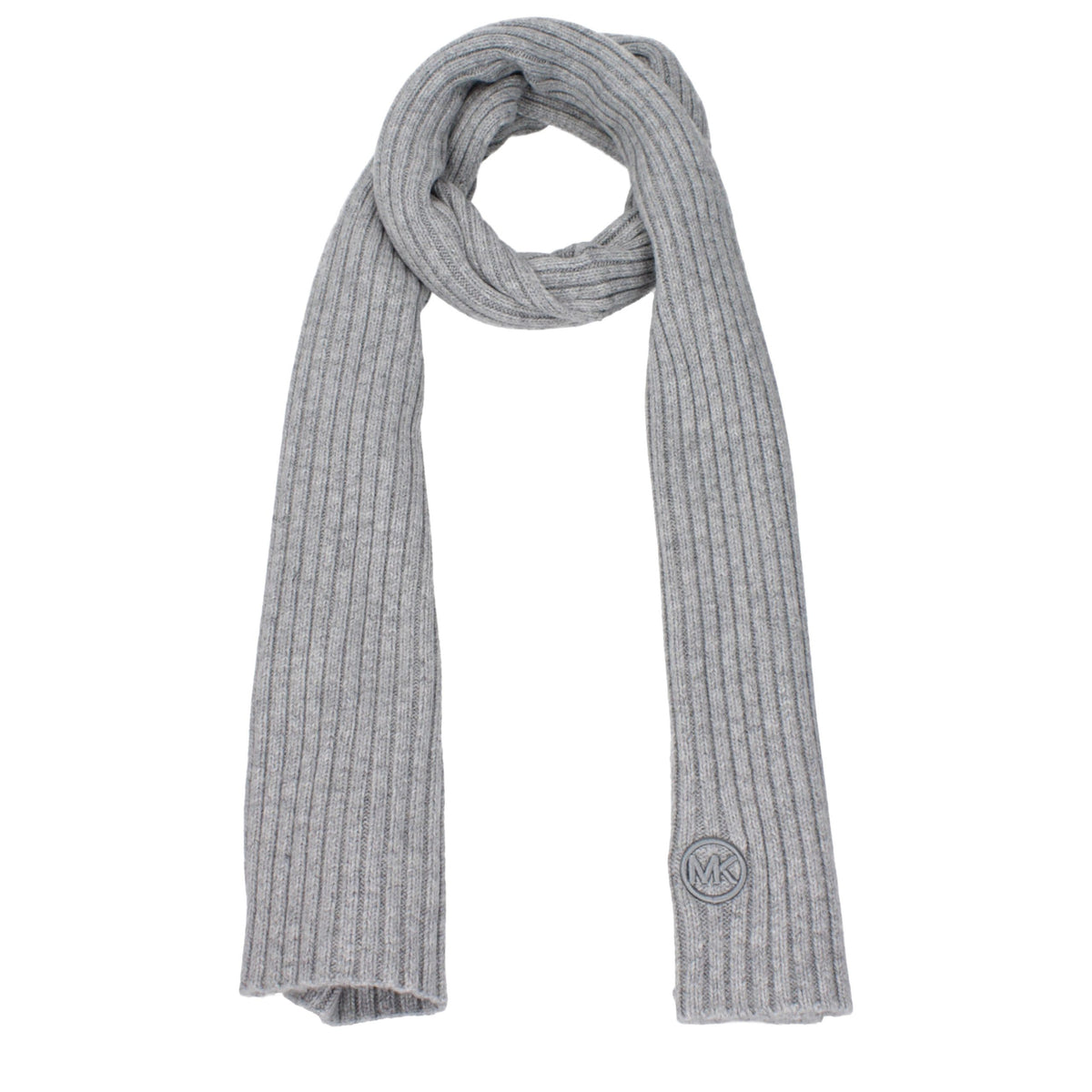 Gray Polyester Scarf