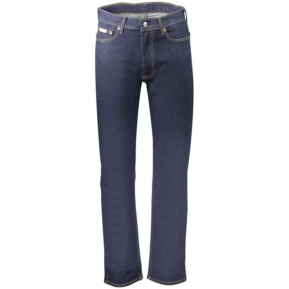 Blue Cotton Men's Jean Crafted for Elegance and Comfort
