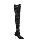 Black Taormina Lace Socks Boots Pumps Shoes