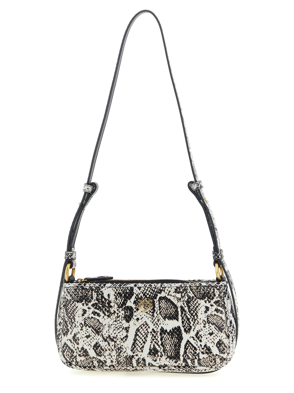 Beige Calfskin Shoulder Bag