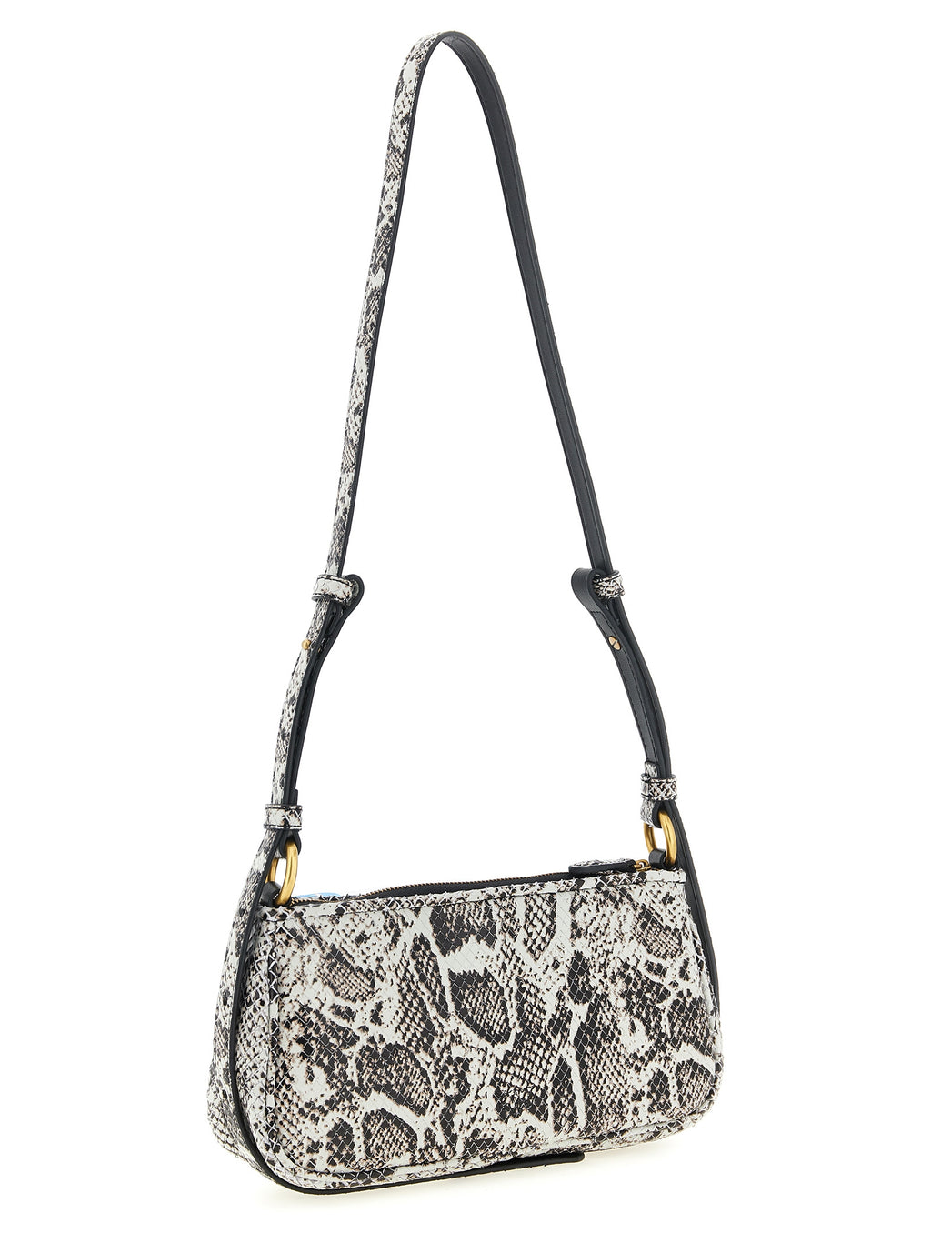 Beige Calfskin Shoulder Bag
