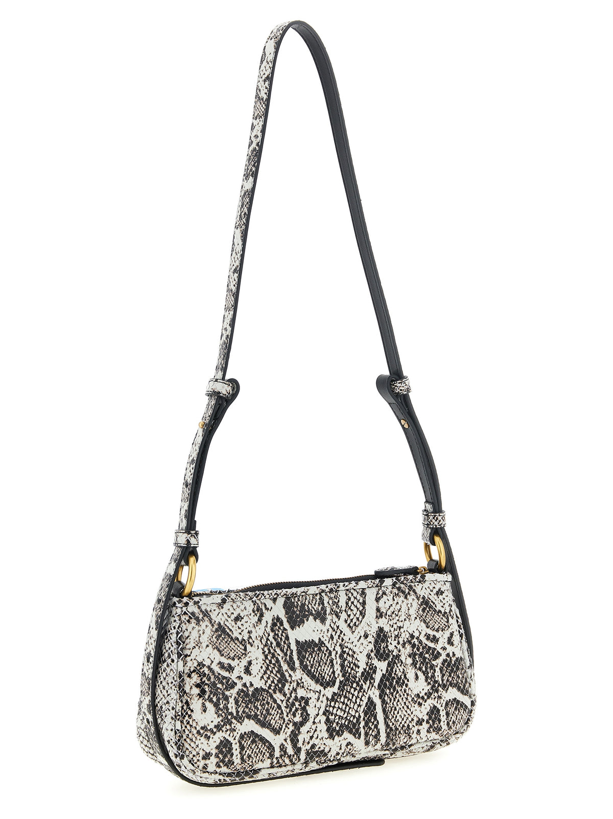Beige Calfskin Shoulder Bag