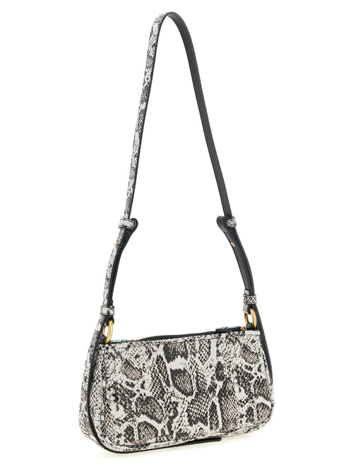 Beige Calfskin Shoulder Bag