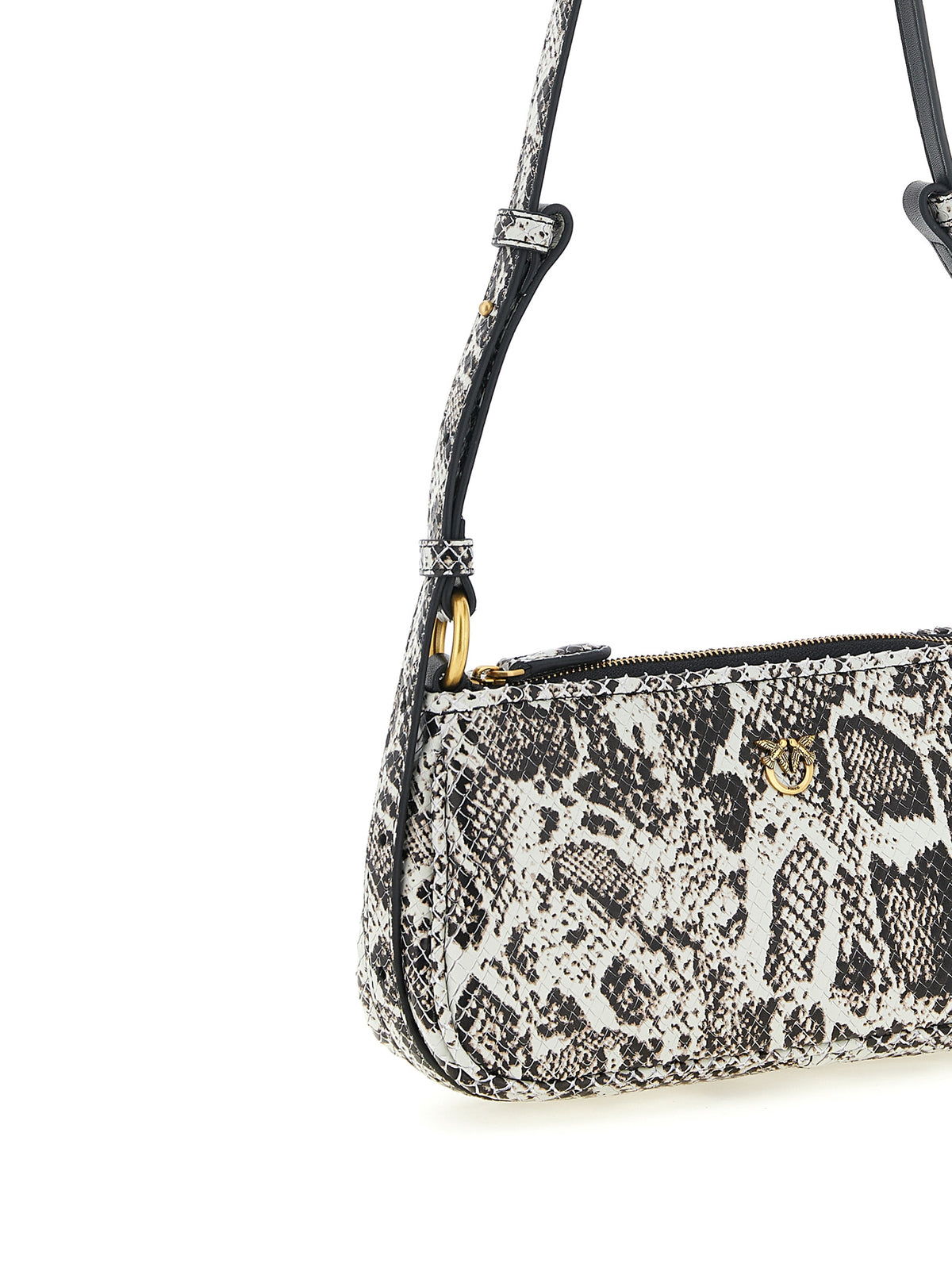 Beige Calfskin Shoulder Bag