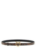 Brown Calfskin Thin Belt