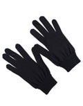 Men Dark Blue Cashmere Knitted Winter Gloves