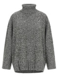 Gray Polyester Cardigan