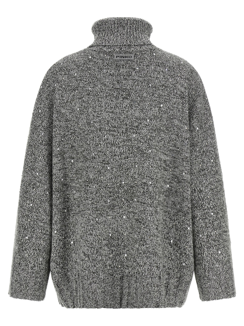 Gray Polyester Cardigan