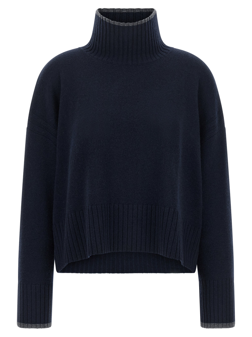 Blue Wool Cardigan
