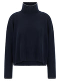 Blue Wool Cardigan