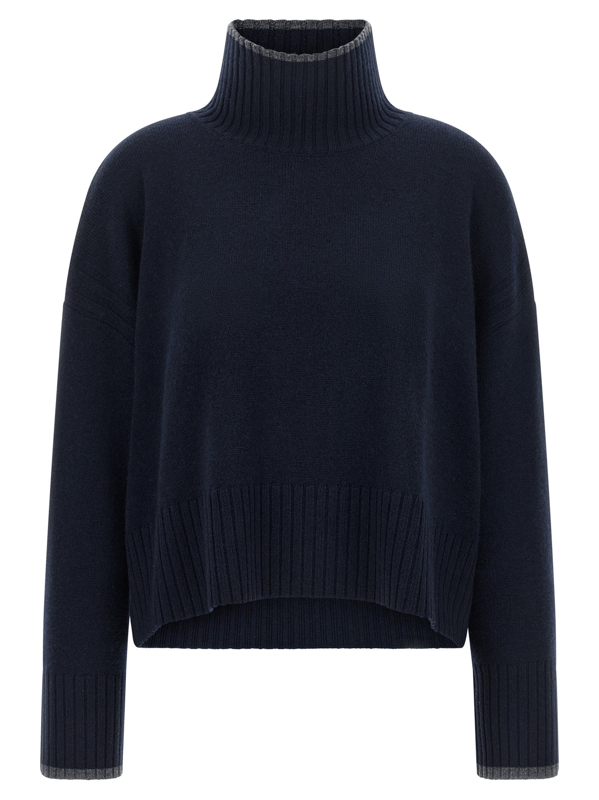 Blue Wool Cardigan