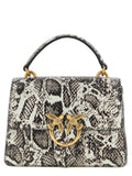Gray Calfskin Handbag