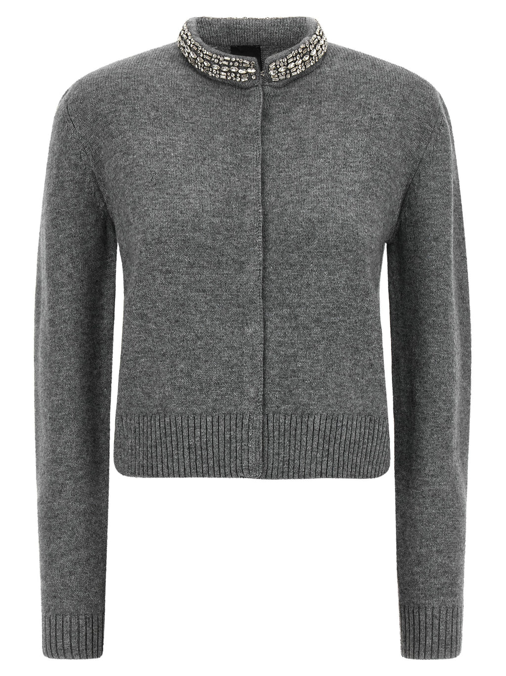 Gray Wool Cardigan
