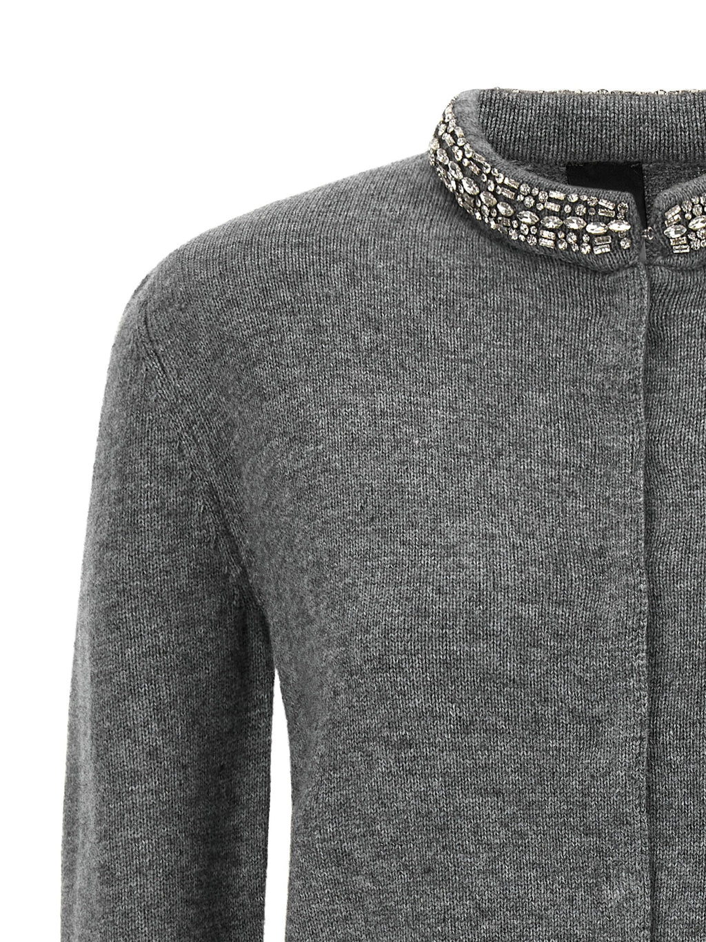 Gray Wool Cardigan