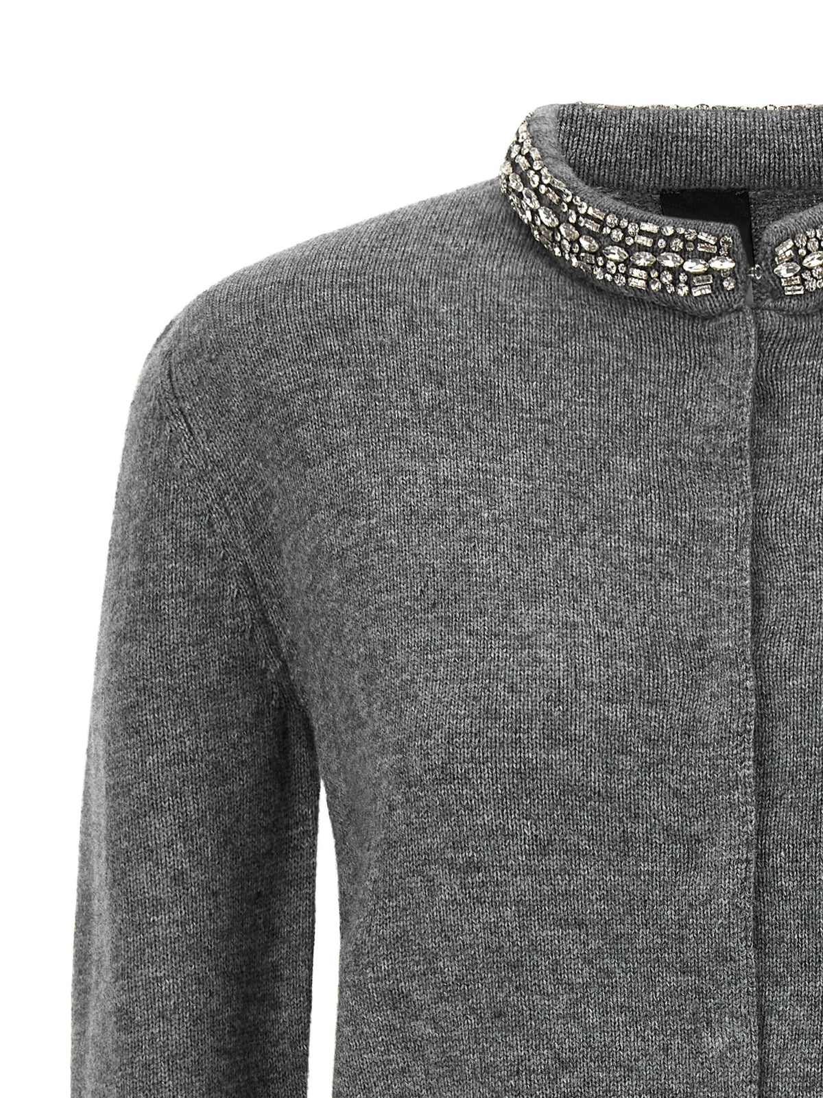 Gray Wool Cardigan