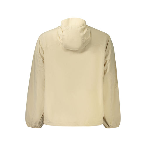 Beige Polyamide Men's Jacket