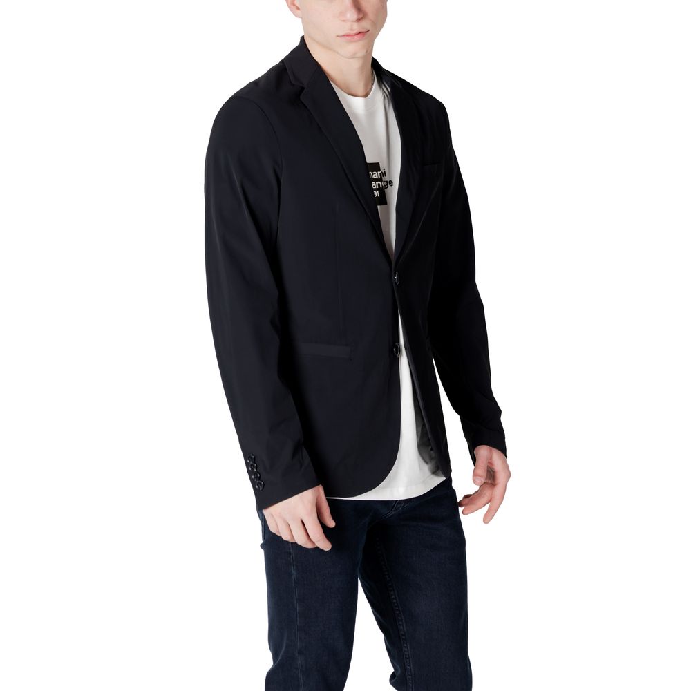 Black Cotton Blazer