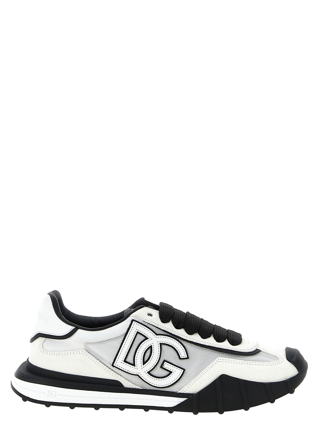 Bicolor Polyamide Athletic Sneakers