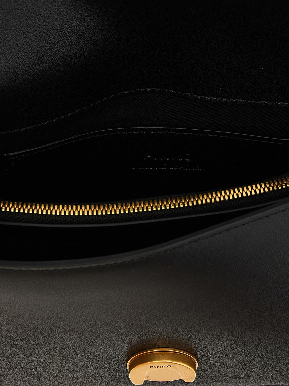 Black Calfskin Crossbody Bag