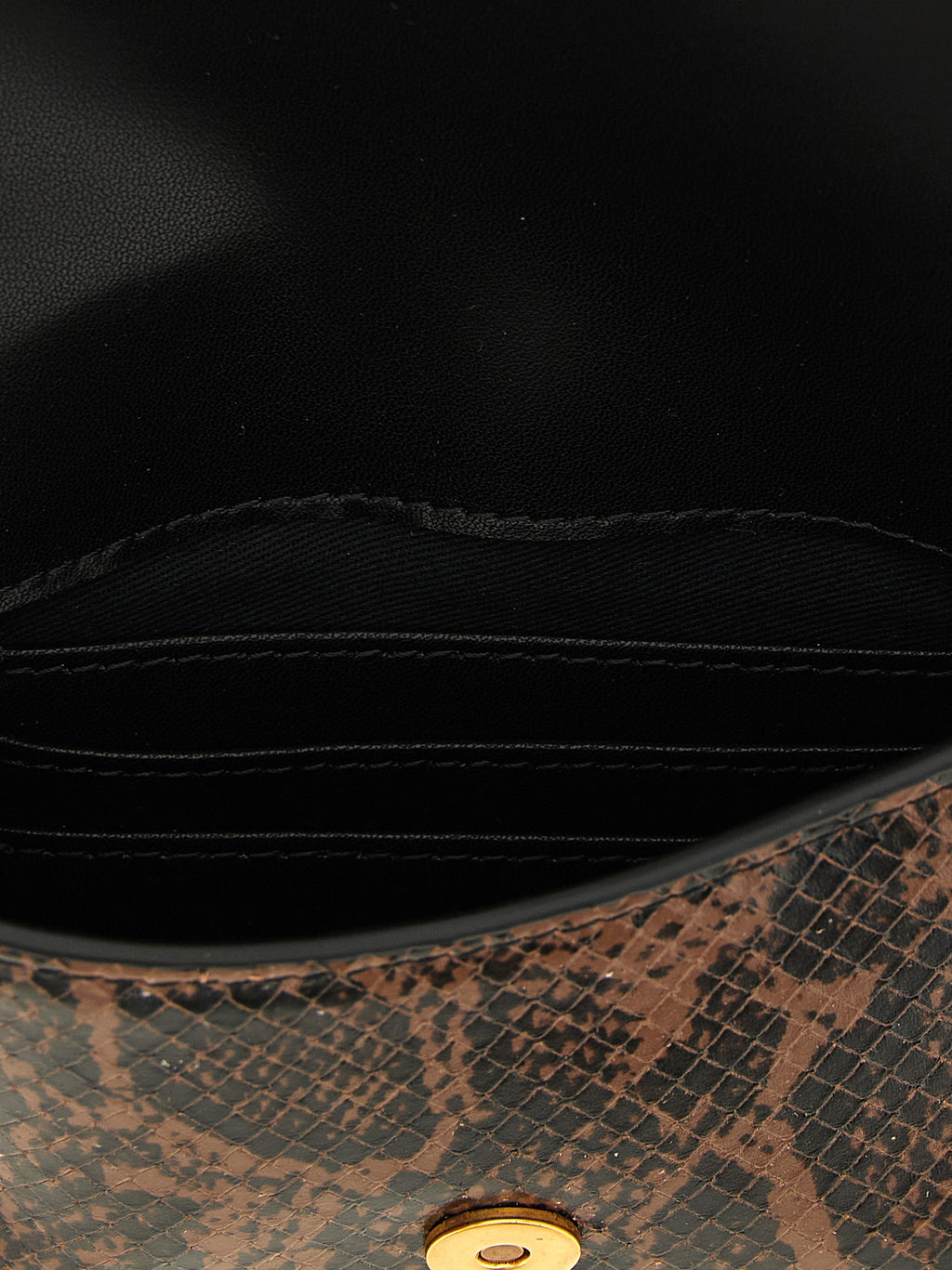 Brown Calfskin Clutch Bag