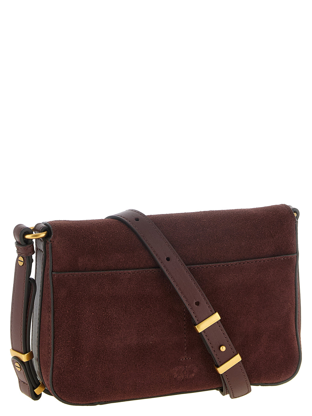 Bordeaux Calfskin Crossbody Bag