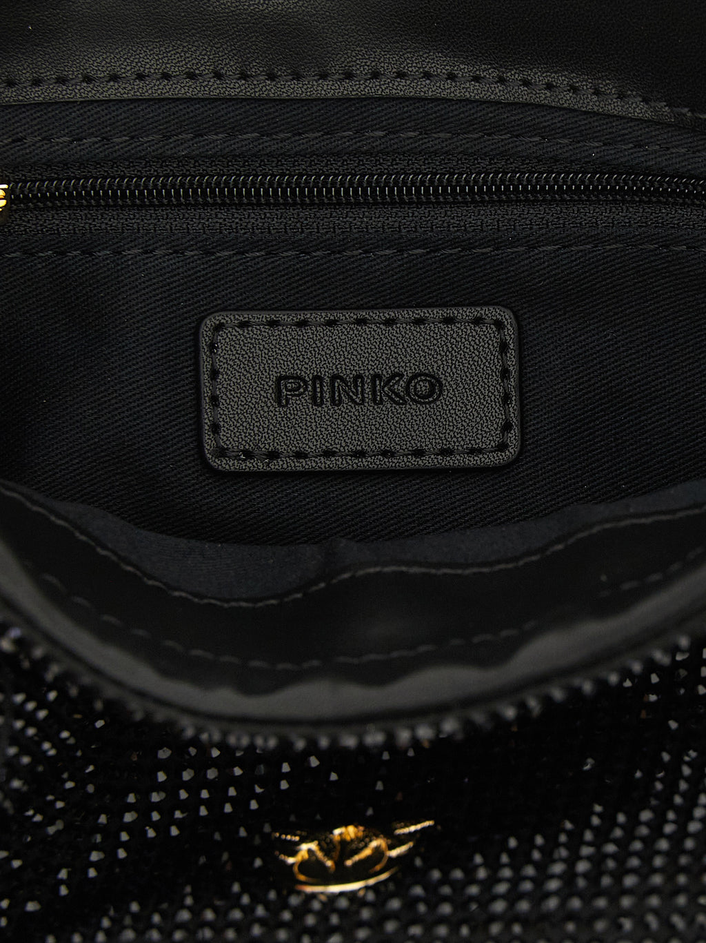 Black Polyethylene Clutch Bag