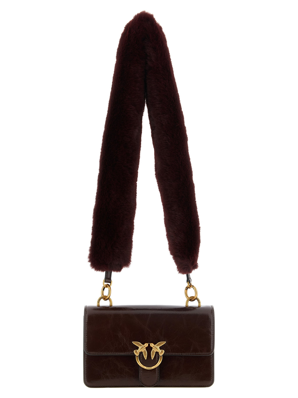 Bordeaux Calfskin Shoulder Bag