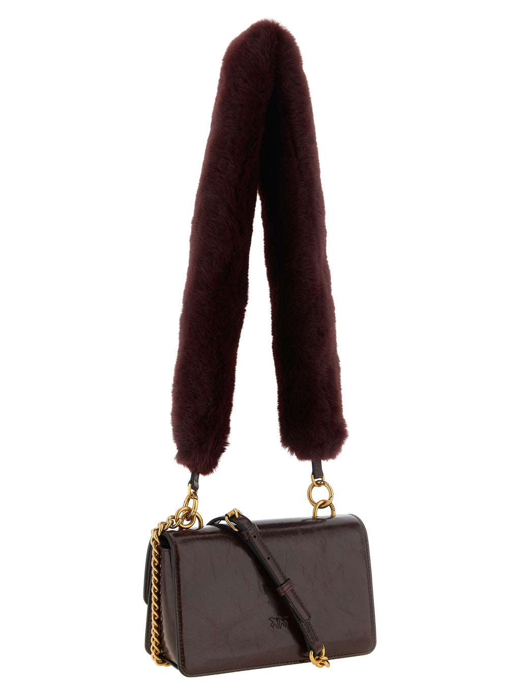 Bordeaux Calfskin Shoulder Bag