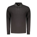 Black Cotton Men's Polo Shirt