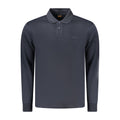 Blue Cotton Men's Polo