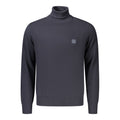 Blue Cotton Men's Sweater