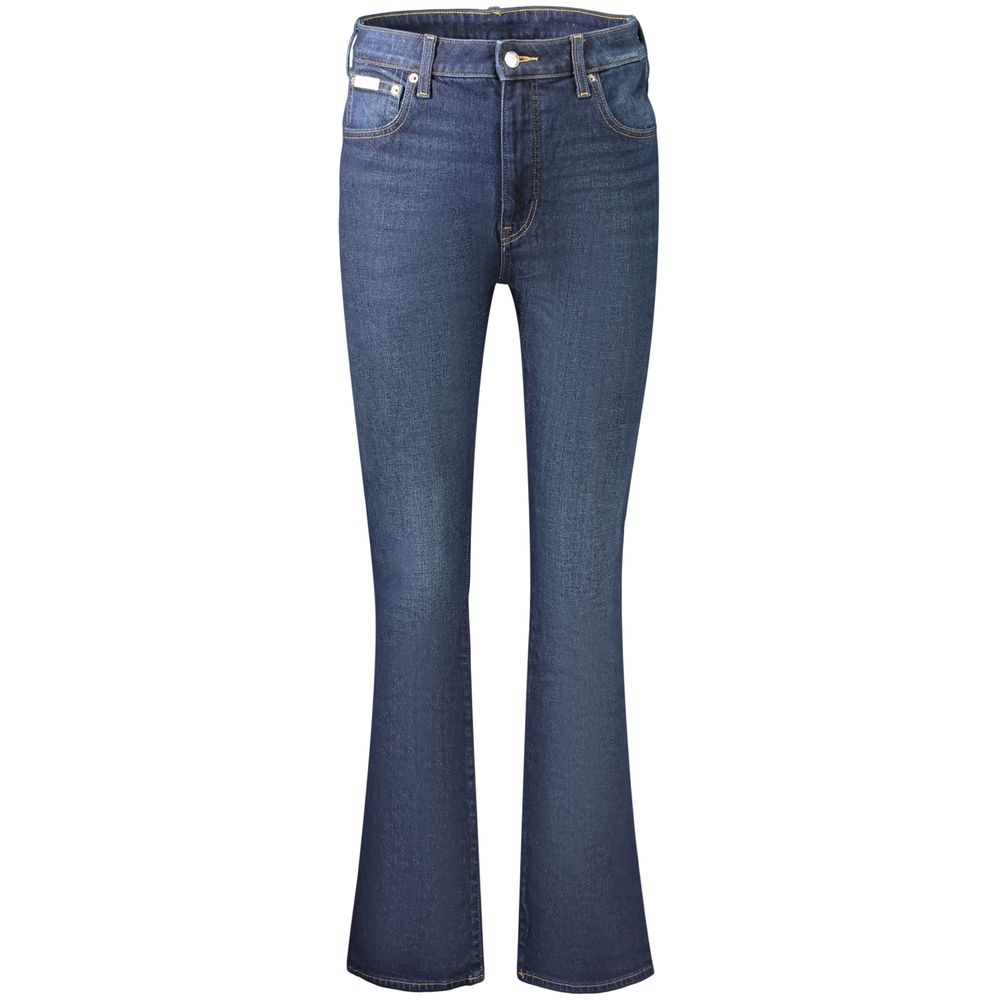 Blue Cotton Womens Jeans