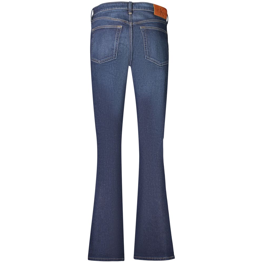 Blue Cotton Womens Jeans