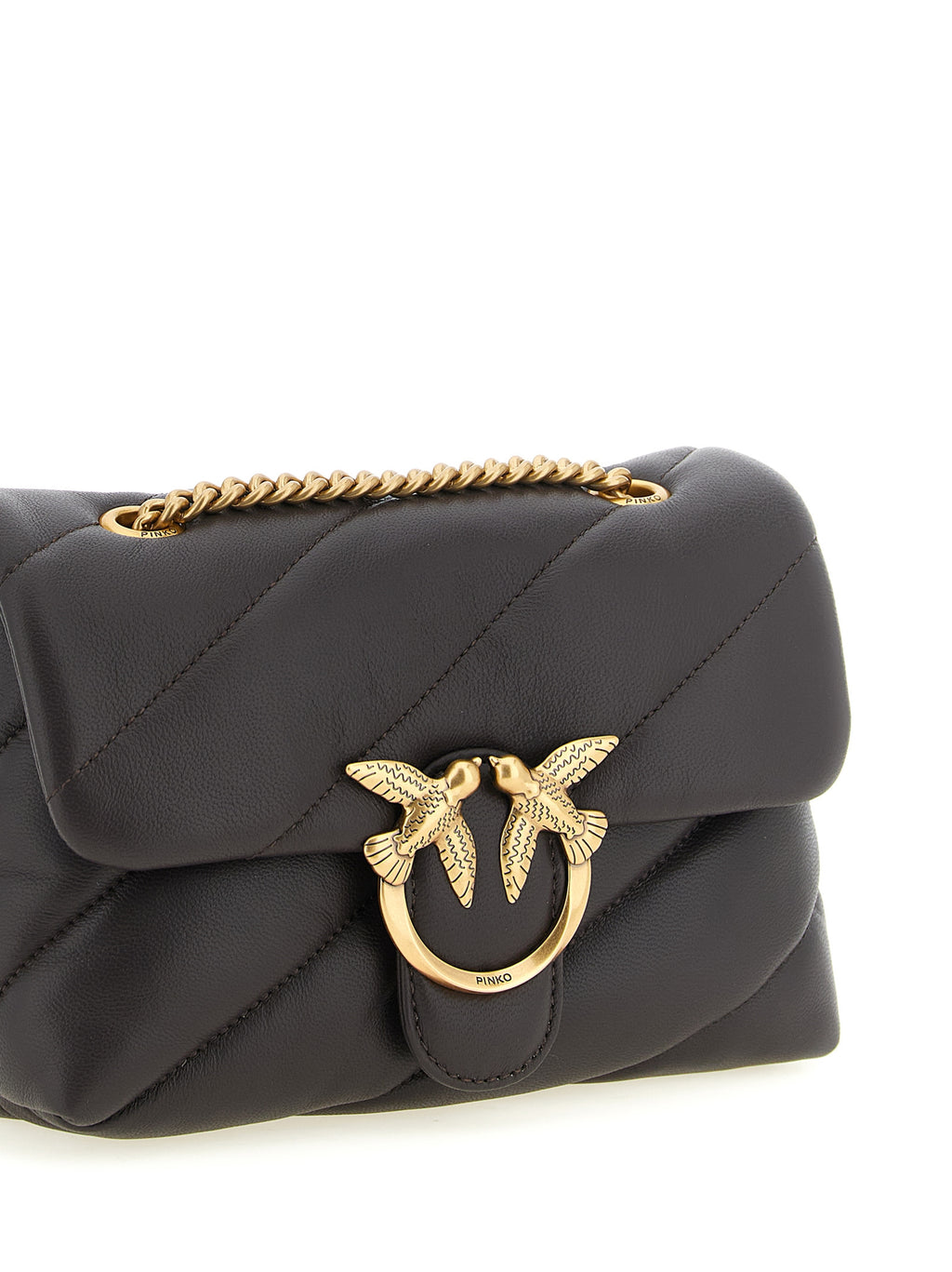 Black Lamb Leather Crossbody Bag