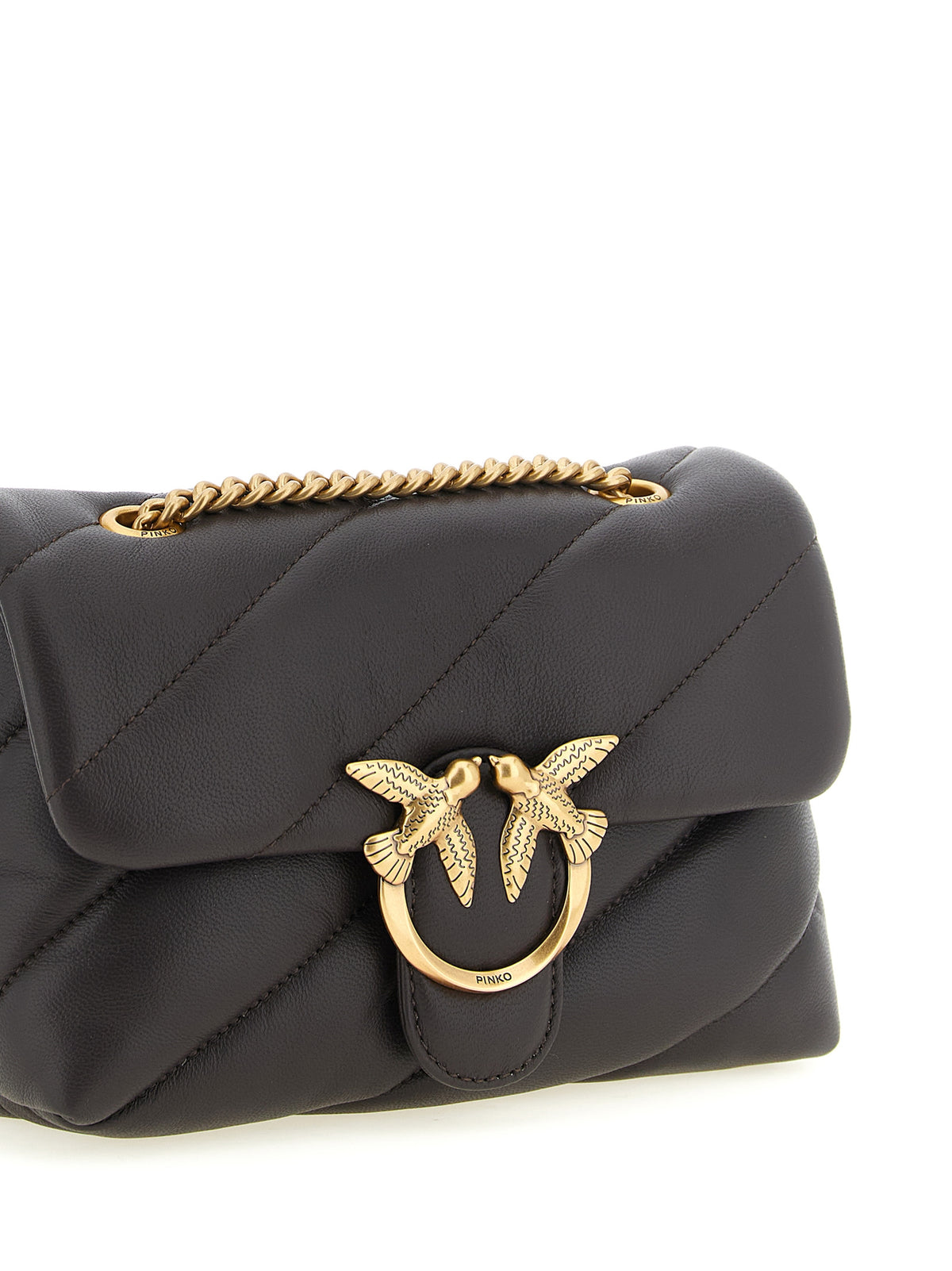 Black Lamb Leather Crossbody Bag