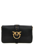 Black Calfskin Shoulder Bag
