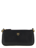 Black Goatskin Crossbody Bag