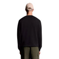 Black Cotton Sweatshirt