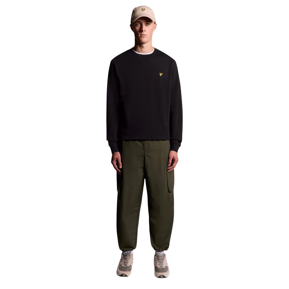 Black Cotton Sweatshirt
