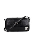 Black Polyethylene Shoulder Bag