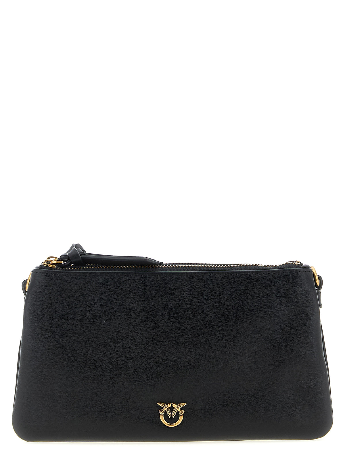 Black Calfskin Crossbody Bag