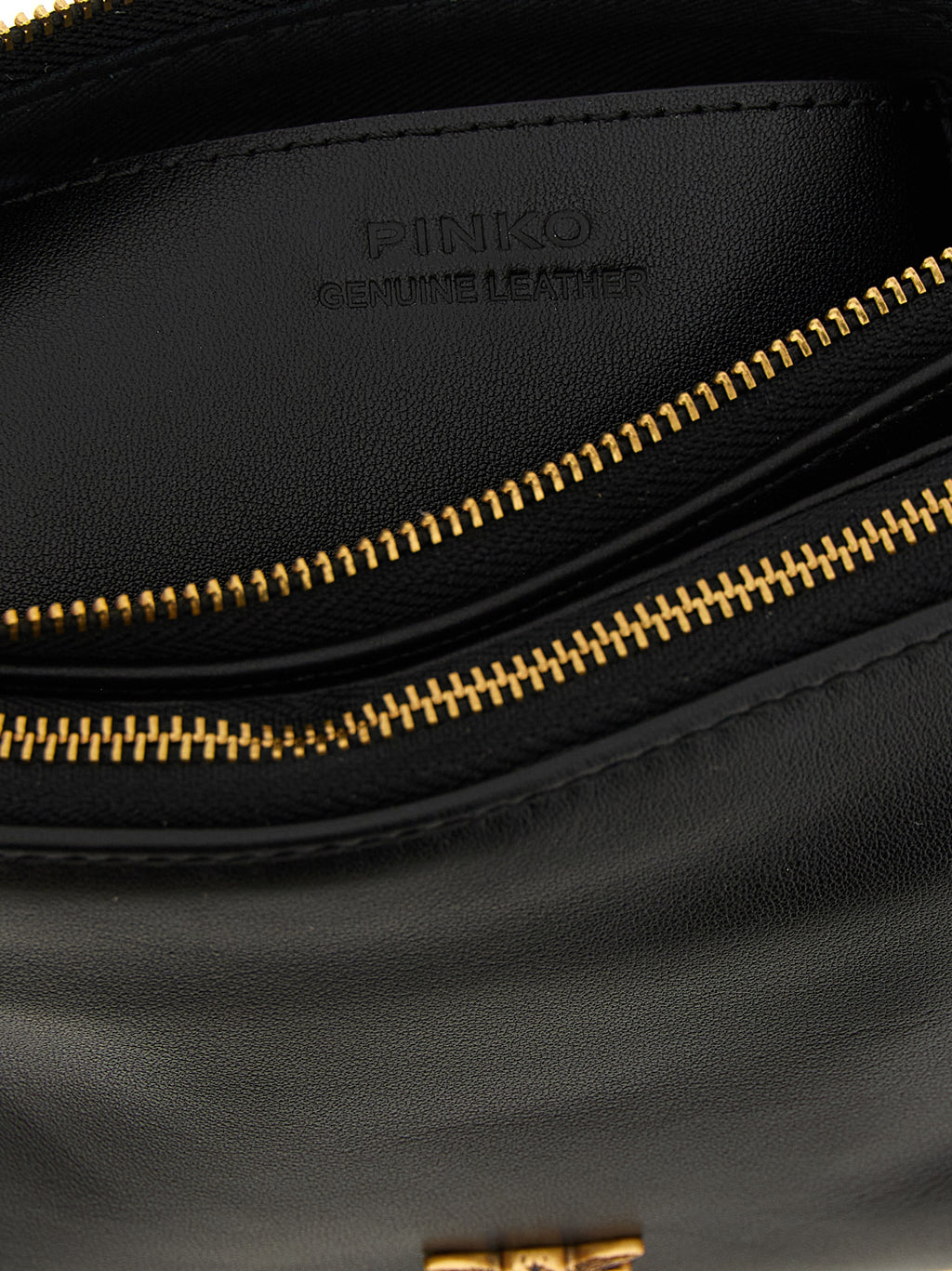Black Calfskin Crossbody Bag