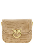 Beige Goatskin Shoulder Bag